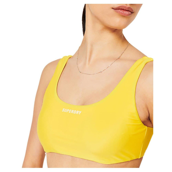 Superdry Bikinitopp Baddräkt Code Essential Gul XS Kvinna