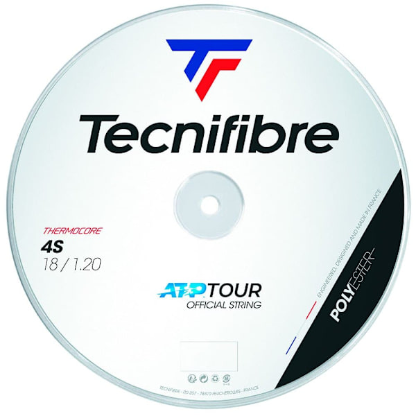 Tecnifibre Tennis Hjulsnor 4s 200 M Sort 1.30 mm