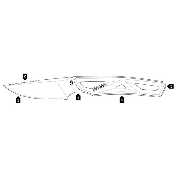 Gerber Exo Mod Caper Orange,Silver