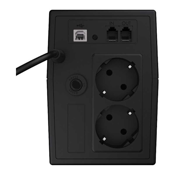 Green Cell Udgang Ups Ups02 Line-interactive 800 Va 480w 2 Sort EU Plug