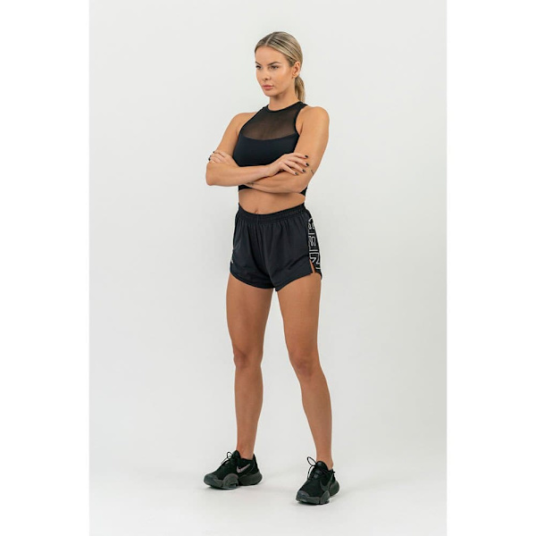Nebbia Shortsit Fit Activewear Smart Pocket 442 Musta M Nainen