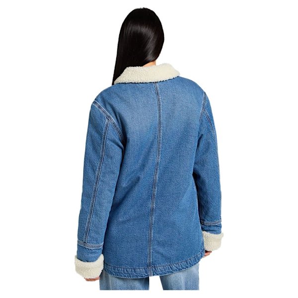 Lee Sherpa Lined Chore Denimtakki Sininen XL Nainen
