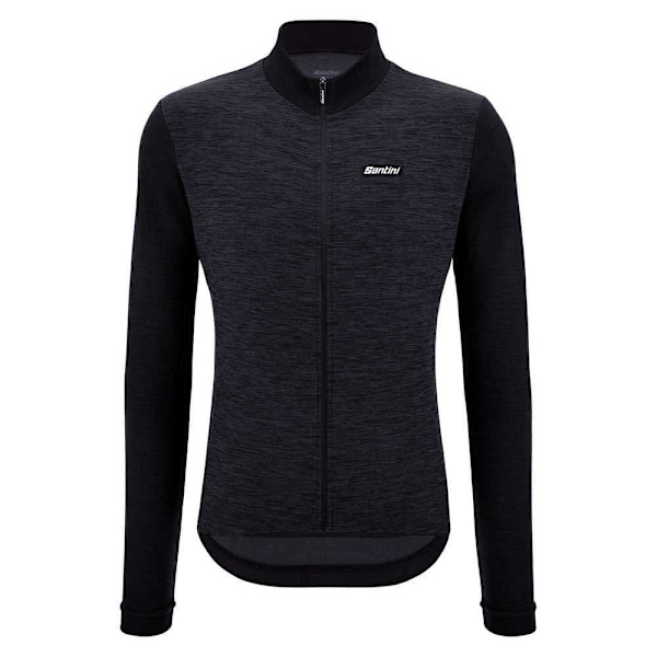 Santini Langærmet Trøje Pure Sort 2XL Mand
