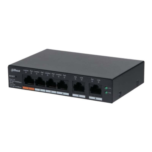 Dahua Port Poe Switch It Dh-cs4006-4gt-60 Gigabit 4 Sort