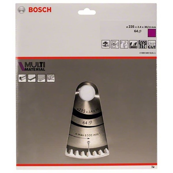 Bosch Professional Multimateriale Cirkulær Skive 235x2.4x30/25d 64tr-f