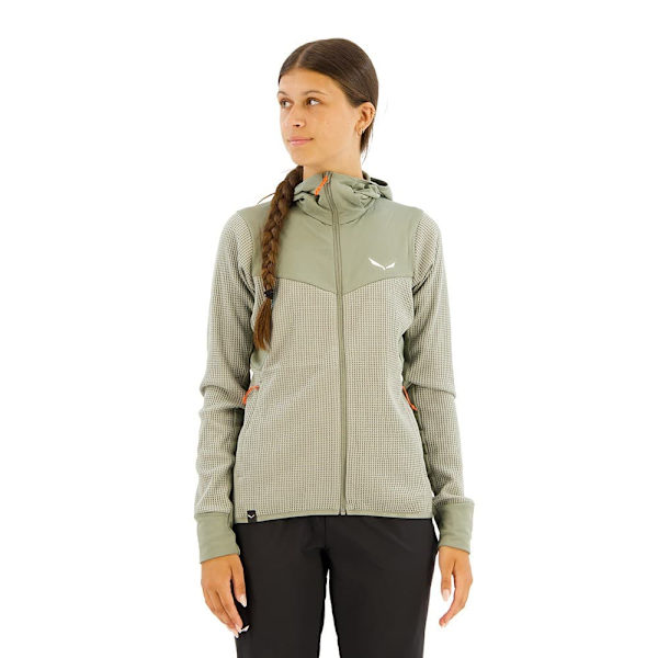 Salewa Puez Waffle Hyb Pl Hd Softshelljacka Grå L Kvinna