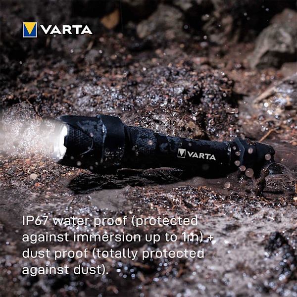 Varta Indestructible F30 Pro 6w Led Alu Sort 650 Lumen