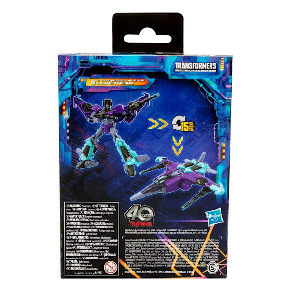 Hasbro Transformers Generations Legacy United Deluxe Class Action Cyberverse Universe Slipstream-figur 14 Cm