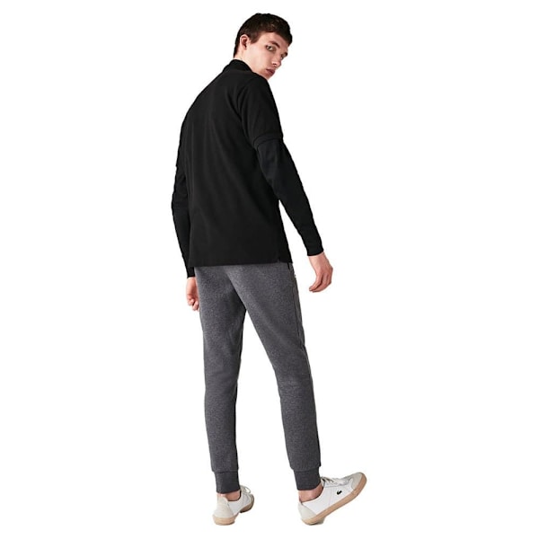 Lacoste Kortärmad Pikétröja Caiman Svart S Man