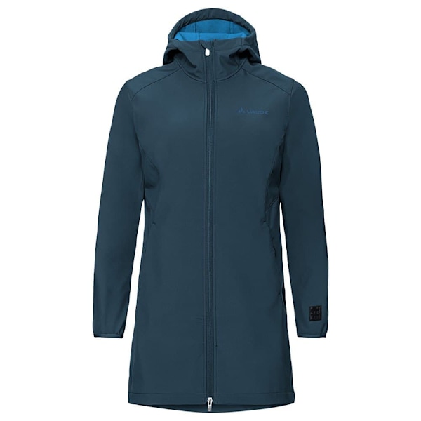 Vaude Moena Softshell Parka Blå 36 Kvinde