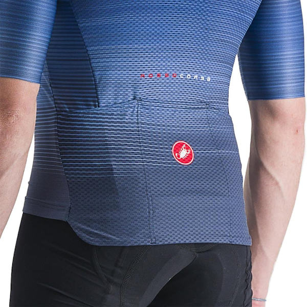 Castelli Kortärmad Tröja Aero Race 6.0 Blå XL Man