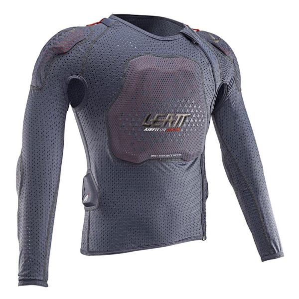 Leatt 3df Airfit Lite Evo Pitkähihainen Suojapaita Harmaa S-M