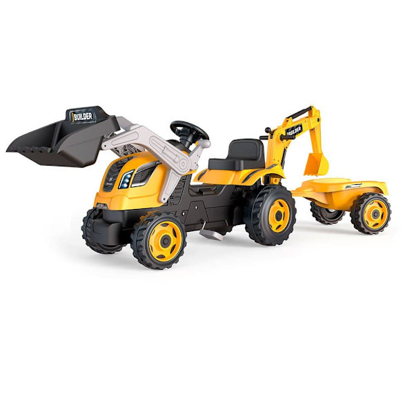 Smoby Traktor Med Teew Builder Max Søvfarvet
