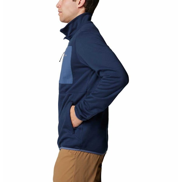 Columbia Hike™ Ii Fleecejakke Med Halv Lynlås Blå M Mand