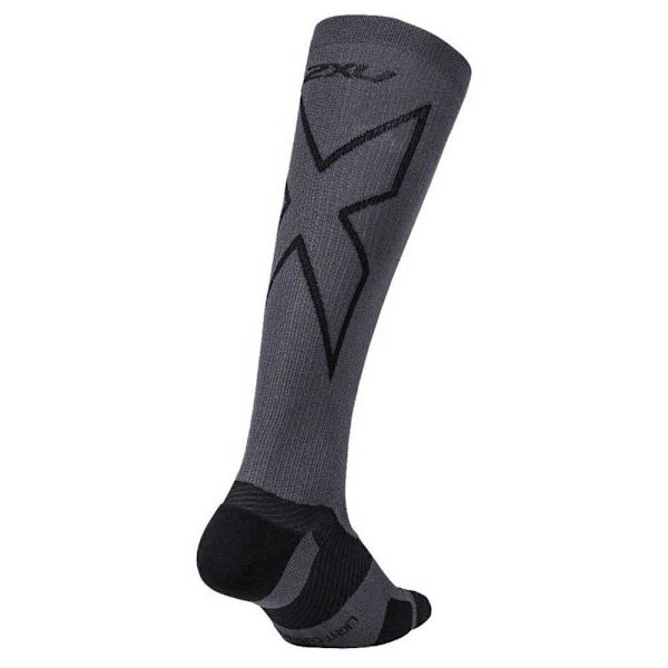 2xu Lange Strømper Vectr Light Cushion 41-46 Cm Grå EU 42-46 Mand