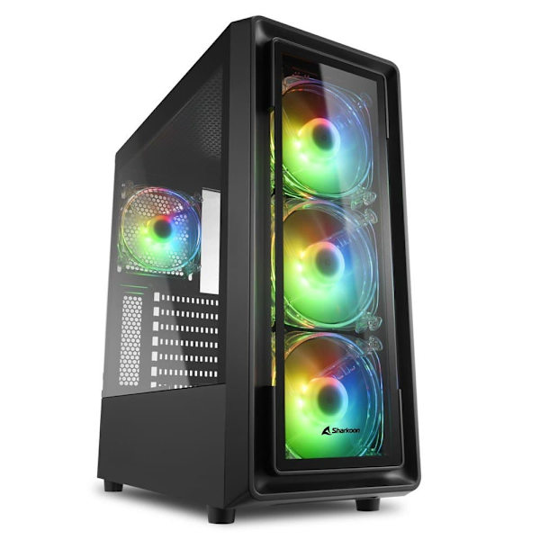 Sharkoon Tårnkasse Tk4 Rgb Svart