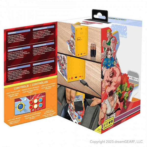 My Arcade Retro Konsol Nano Player Street Fighter Ii 4.5´´