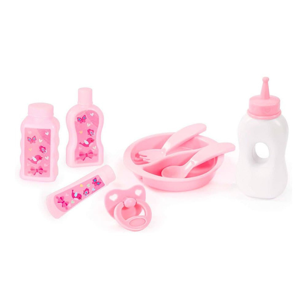 Reig Musicales Vauvan Hoito Set 11 Kappaletta Pinkki/harmaa Nukke Pinkki
