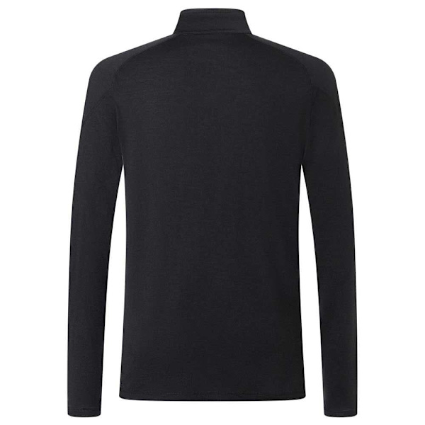 Super.natural Arctic230 Halv Lynlås Langærmet T-shirt Sort 2XL Mand