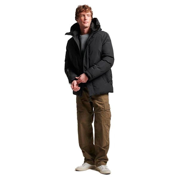 Superdry Anorakki City Padded Wind Musta S Mies