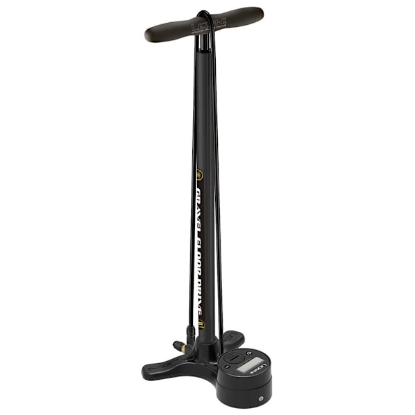 Lezyne Gulvpumpe Gravel Digital Drive Sort 100 Psi