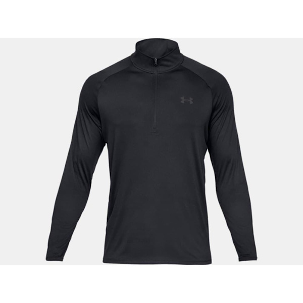 Under Armour Långärmad T-shirt Med Halv Dragkedja Tech™ 2.0 Svart 3XL / Regular Man