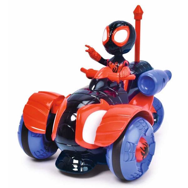 Jada Och Dess Techno Racer Supechy Spidey 1:24 Figur Silver