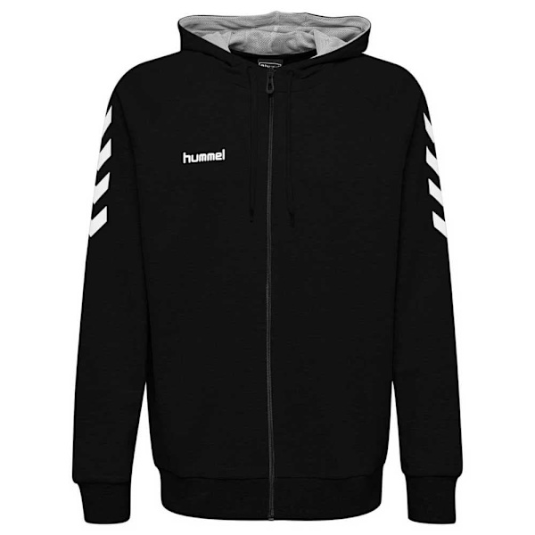 Hummel Tröja Med Full Dragkedja Go Cotton Svart S Man