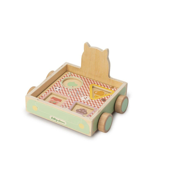 Lilliputiens Dra Med Picknickbil & Formsorterare Louis