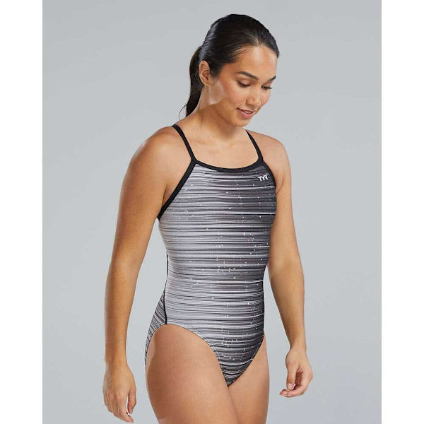 Tyr Badedragt Durafast Elite Diamondfit Speedwarp Grå 26 Kvinde