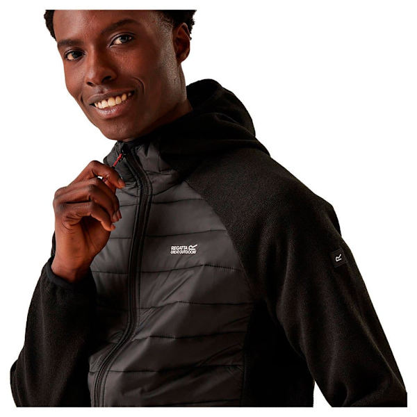 Regatta Newhill Hybrid Jakke Sort,Grå 2XL Mand