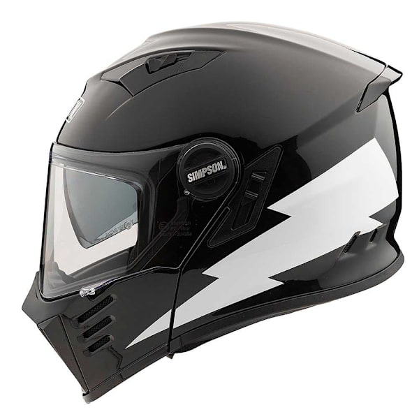 Simpson Darksome Modulaarinen Kypärä Musta M