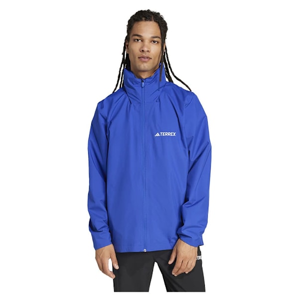 Adidas Multi Essentials 2l Rain Jacka Blå XL Man
