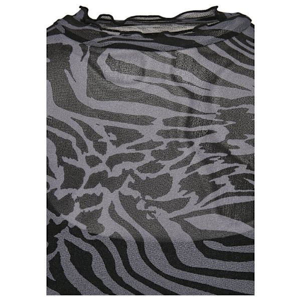 Urban Classics Aop Double Layer Kjole Grå S Kvinde