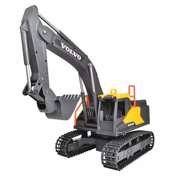 Dickie Toys Rc Gravemaskine Volvo Lys Og Lyd Dickie Radio Control 60 Cm Gylden