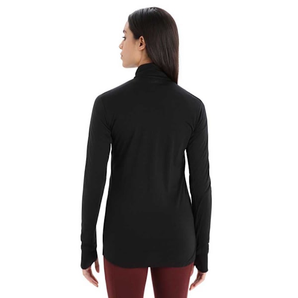 Icebreaker Sweatshirt Zone Knit Zip Sort S Kvinde