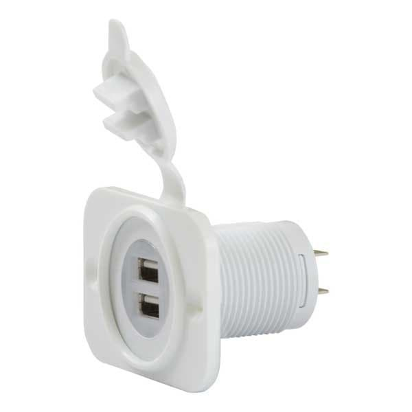 Marinco Oplader Receptacle 12-24v Deluxe Dual Usb