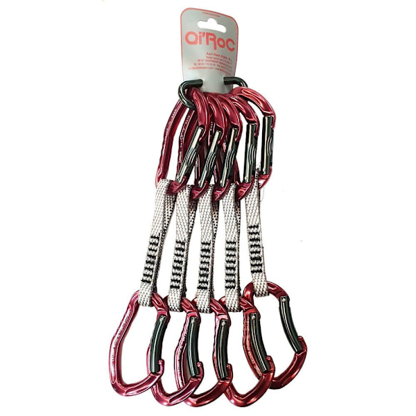Qi´roc Urano Straight/curve+express Dyneema 12x120 Mm+mini Karabinkrok 5 Enheter Svart