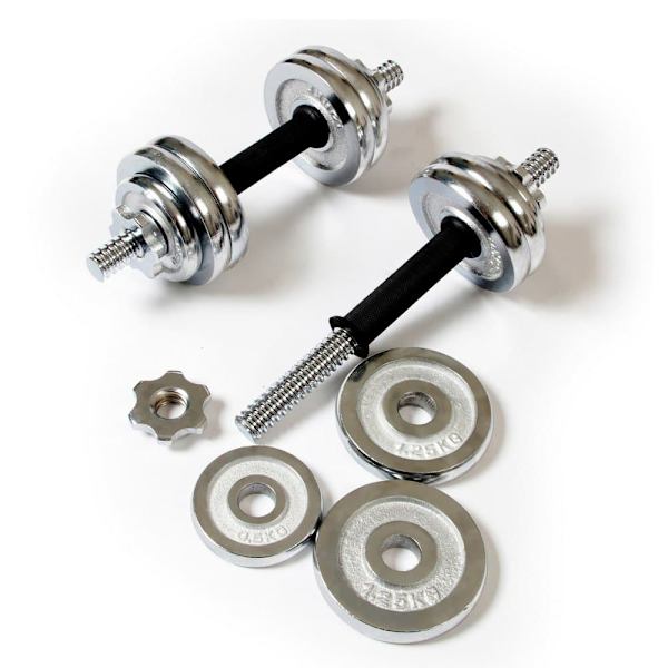 Keboo Hantelset Serie 700 15kg Silver 15 kg