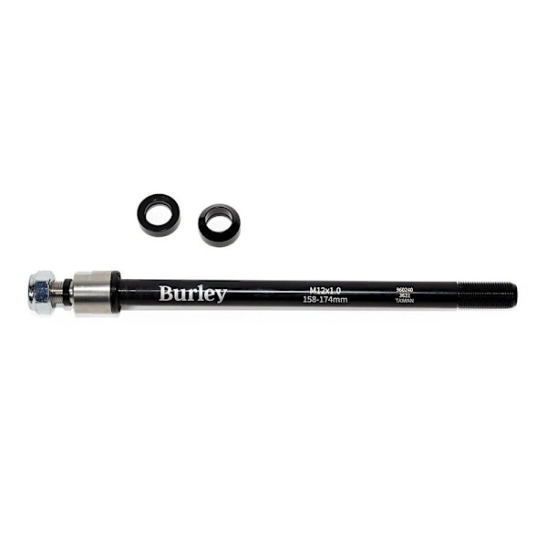 Burley Gennem Aksel Sort 12 x 1.75 174-180 mm Dreng