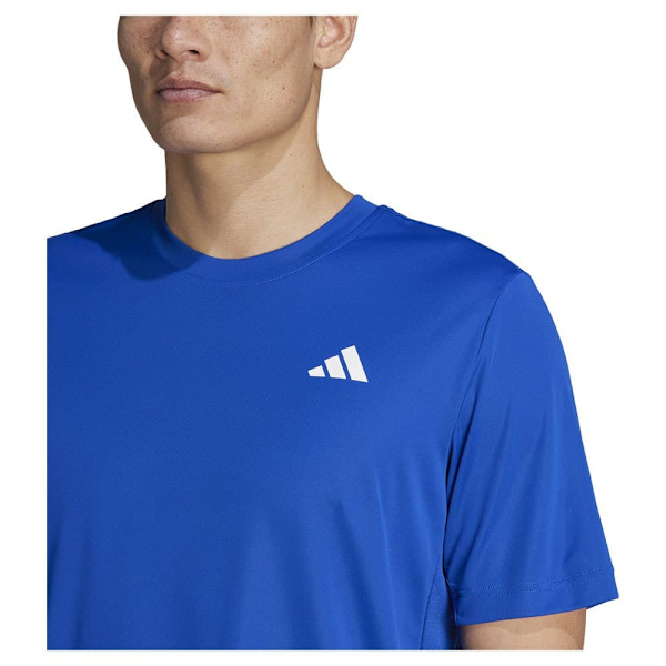 Adidas Club 3 Stripes Lyhythihainen T-paita Sininen M Mies