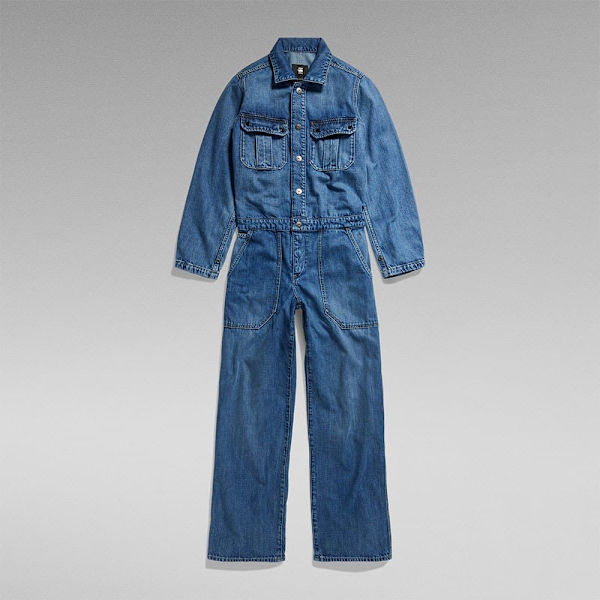 G-star Jumpsuit Utility Blå S Kvinna