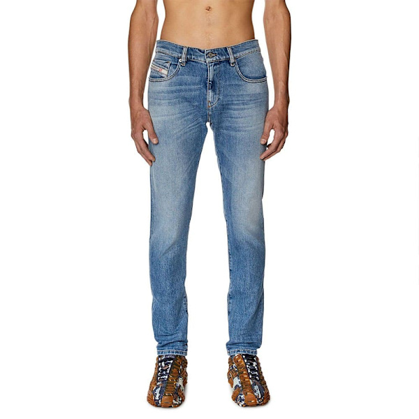 Diesel Jeans 09f81 2019 Strukt Blå 31 / 32 Man