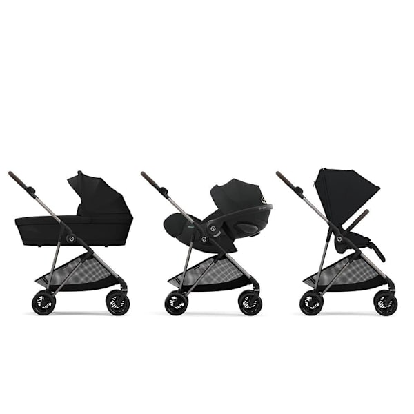 Cybex Melio Lastenvaunut Musta