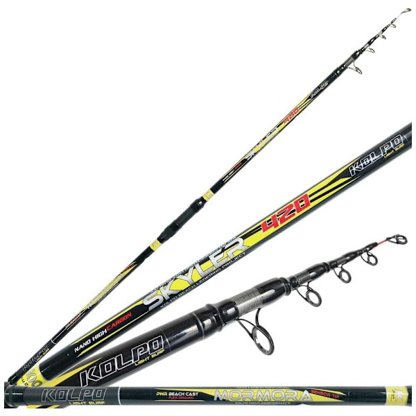 Kolpo Teleskooppinen Surfcasting Sauva Mormora Skyler Hopeinen 4.20 m / 100 g
