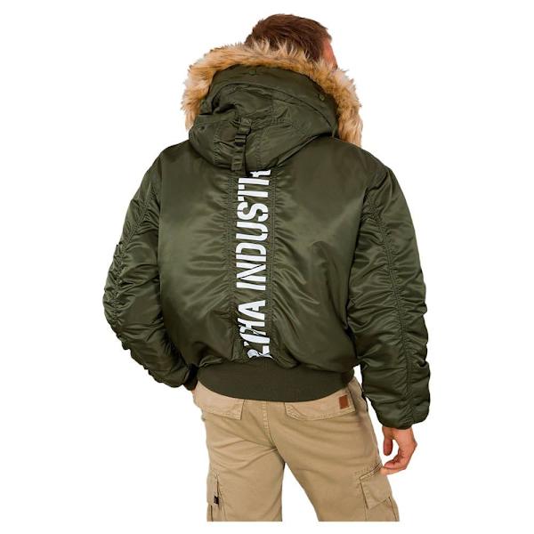 Alpha Industries 45p Custom Jakke Grøn L Mand