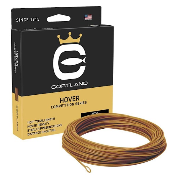 Cortland Hover 33 M Fluefiskesnøre Gylden Line 7-8