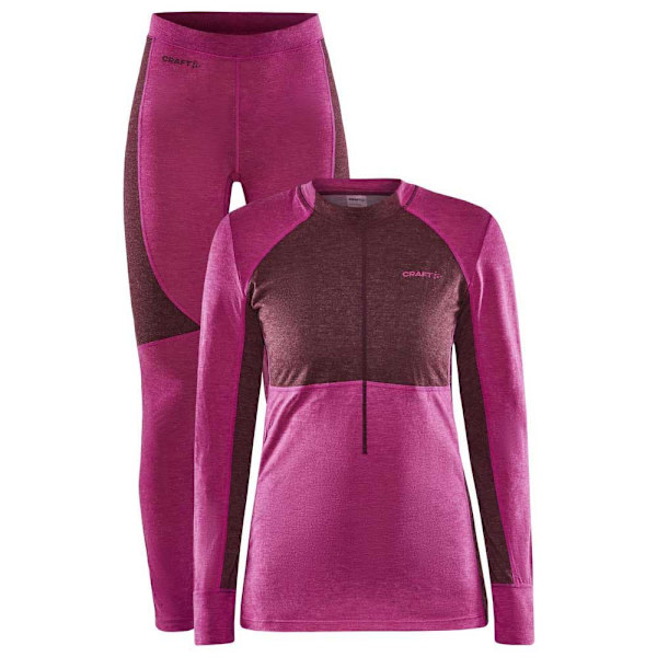 Craft Sæt Core Wool Mix Lilla S Kvinde