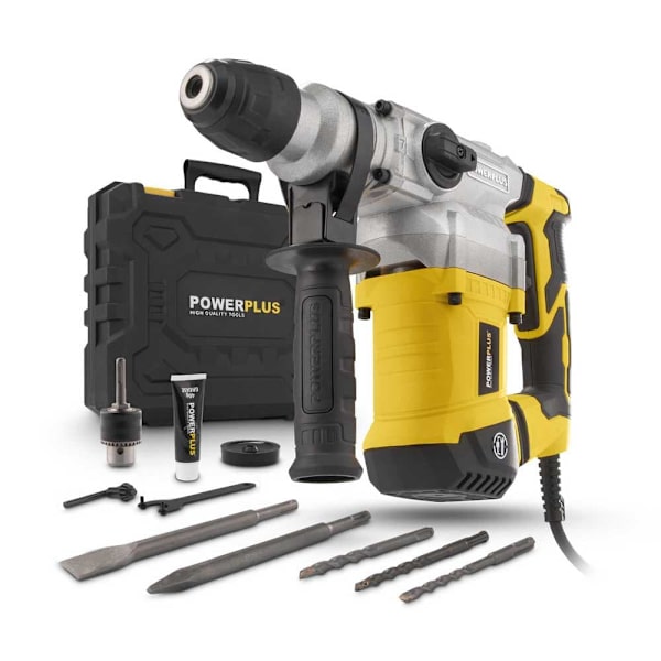 Powerplus Hammerboremaskine Powx11721 1200w Søvfarvet