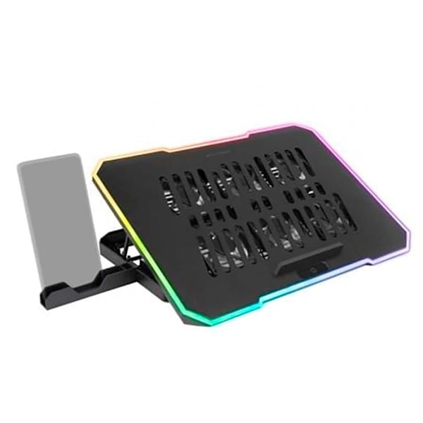 Mars Gaming Bærbar Kølebase Mnbc7 16´´ Transparent Sort